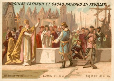 Luis VII de Francia de French School
